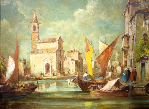 20th century -  Couple of Venetian caprices - Eugenio Bonivento &quot;Zeno&quot; (1880-1956)